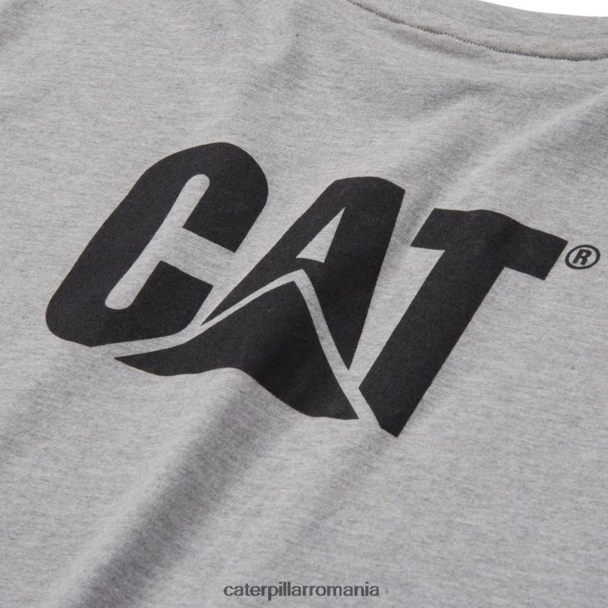 bărbați tricou cu buzunar fără mâneci Caterpillar gri jaliu B848DD231 | topuri și îmbrăcăminte exterioară