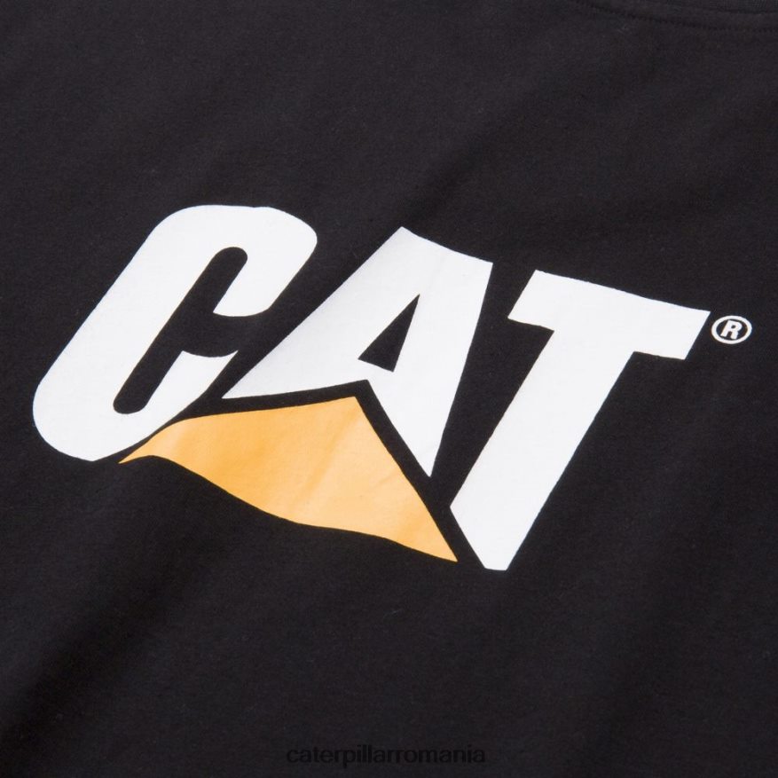 bărbați tricou cu buzunar fără mâneci Caterpillar negru B848DD229 | topuri și îmbrăcăminte exterioară
