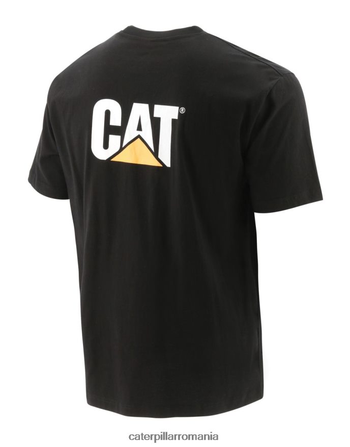 bărbați tricou marca inregistrata Caterpillar negru B848DD212 | topuri și îmbrăcăminte exterioară