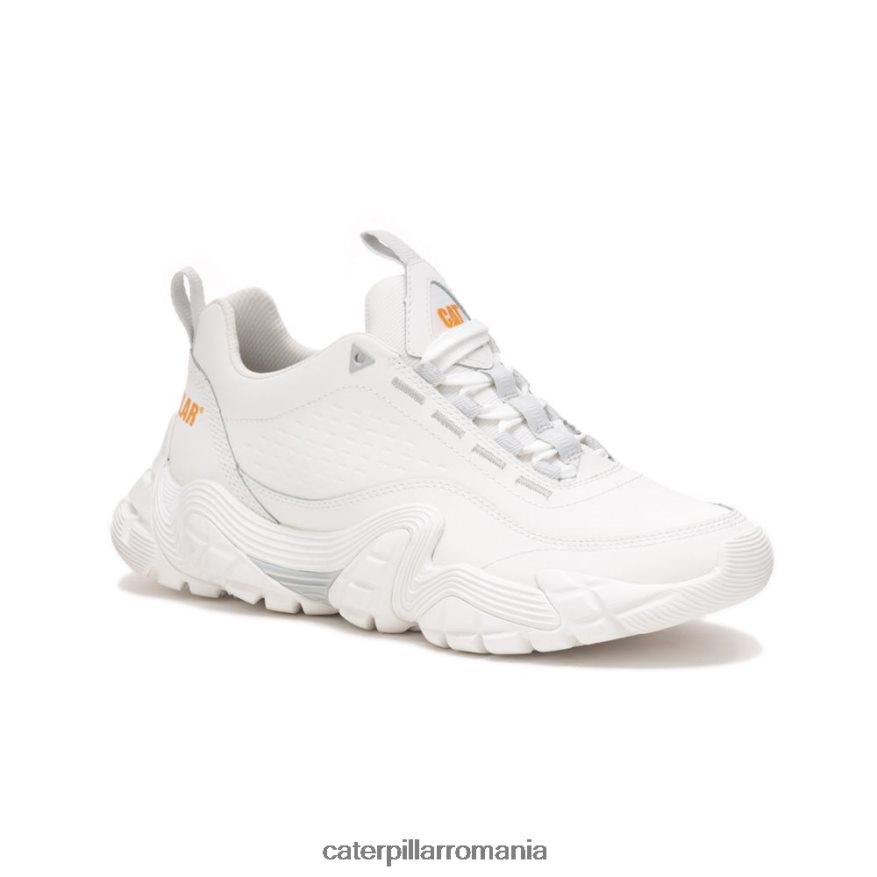 bărbați adidași de furtună de vapori Caterpillar alb strălucitor B848DD151 | adidași casual groși