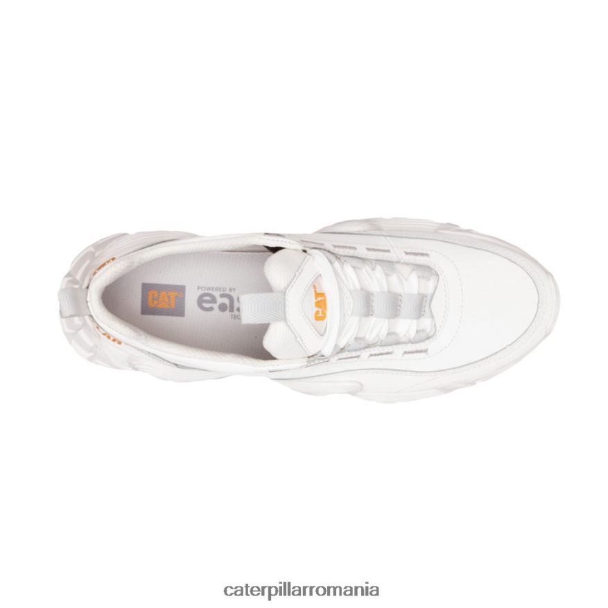 bărbați adidași de furtună de vapori Caterpillar alb strălucitor B848DD151 | adidași casual groși