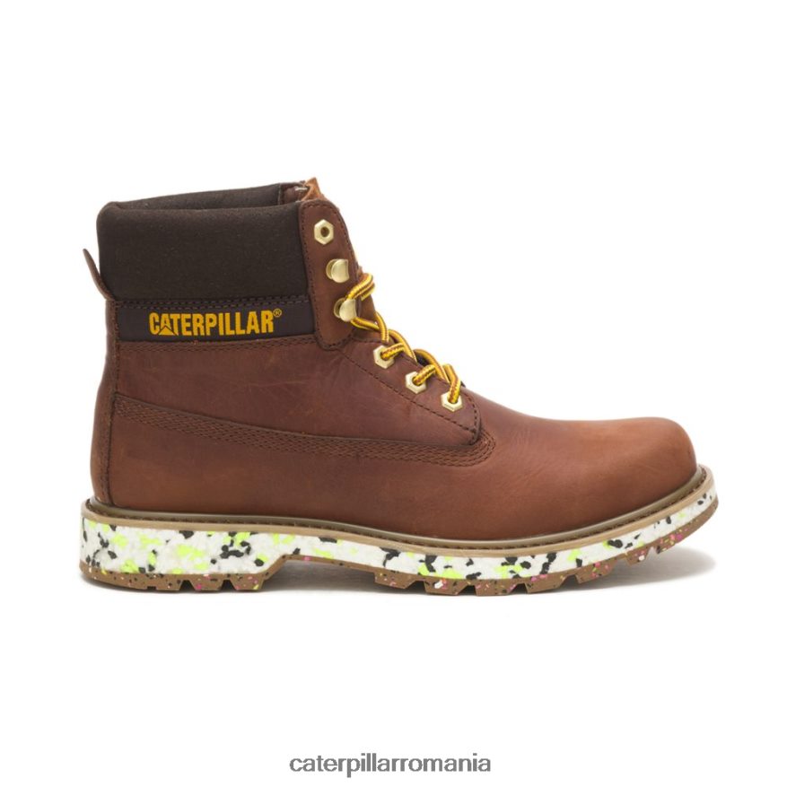 bărbați cizmă ecolorado Caterpillar piele maro B848DD192 | cizme casual