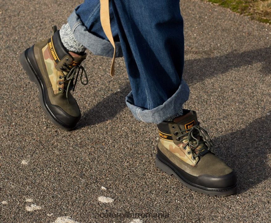 bărbați cizmă utah Caterpillar X Nigel Cabourn negru B848DD206 | cizme casual