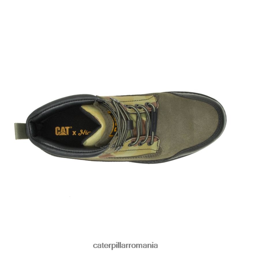 bărbați cizmă utah Caterpillar X Nigel Cabourn negru B848DD206 | cizme casual