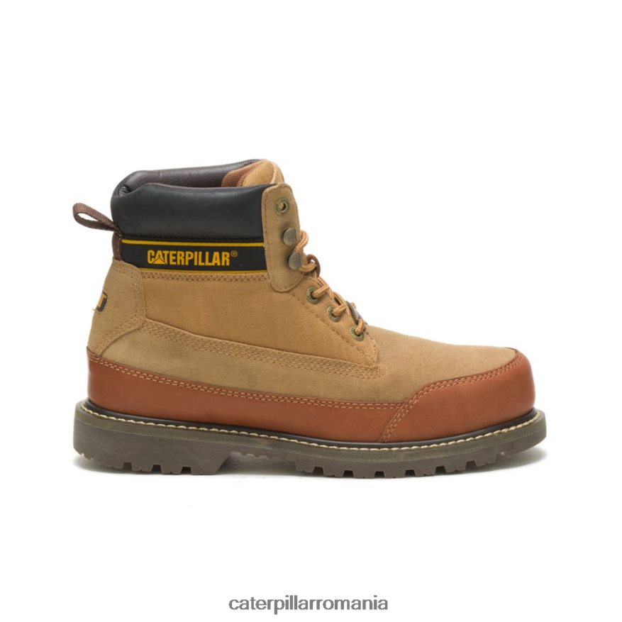 bărbați cizmă utah Caterpillar X Nigel Cabourn piele maro B848DD205 | cizme casual