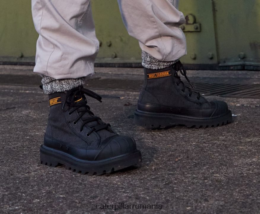 bărbați cizma omaha Caterpillar X Nigel Cabourn negru B848DD198 | cizme casual