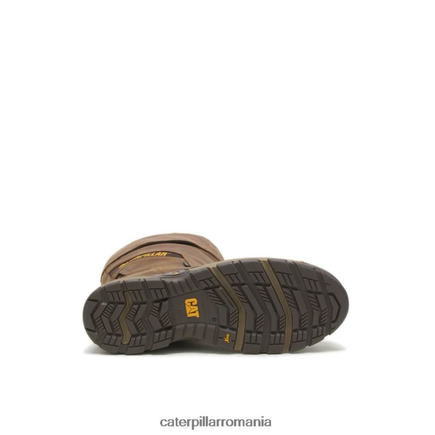 bărbați Cizme de lucru cu vârful de carbon compozit, impermeabilă, cu tracțiune excavator superlite Caterpillar piramidă B848DD30 | cizme de muncă