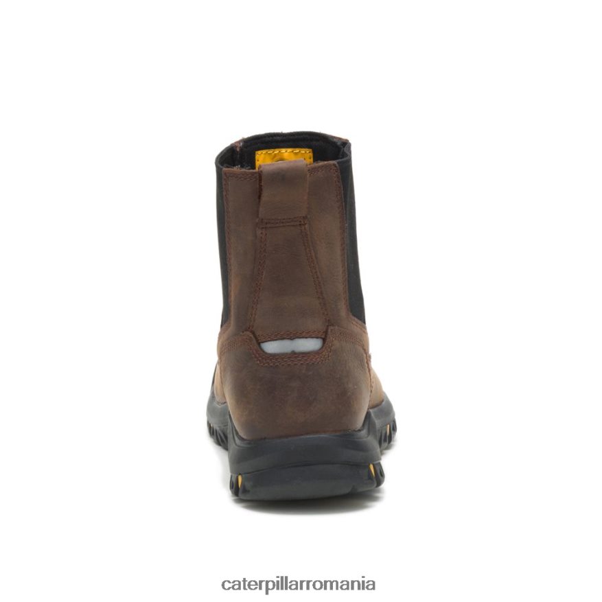 bărbați cizma de lucru cu ampatament Caterpillar lut B848DD36 | cizme de muncă