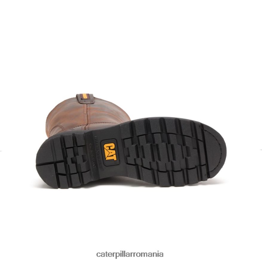 bărbați cizma de lucru cu revolver Caterpillar maro B848DD33 | cizme de muncă