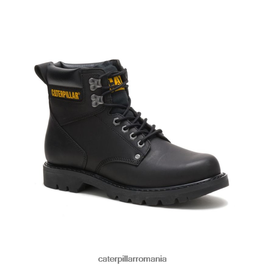 bărbați cizma de lucru în schimbul doi Caterpillar negru B848DD15 | cizme de muncă