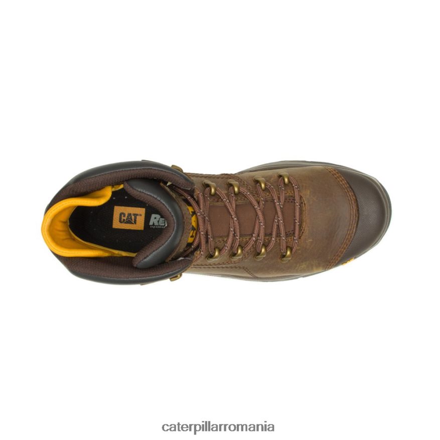 bărbați cizme de lucru diagnostic 2.0 impermeabile cu vârf de oțel Caterpillar piramidă B848DD23 | cizme de muncă