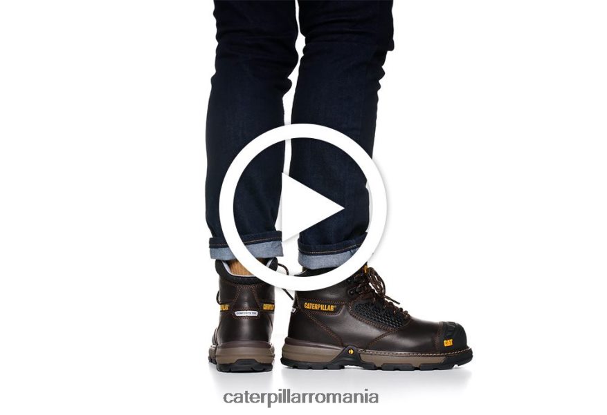 bărbați cizme de lucru excavator superlite cool din compozit de carbon Caterpillar negru B848DD48 | cizme de muncă
