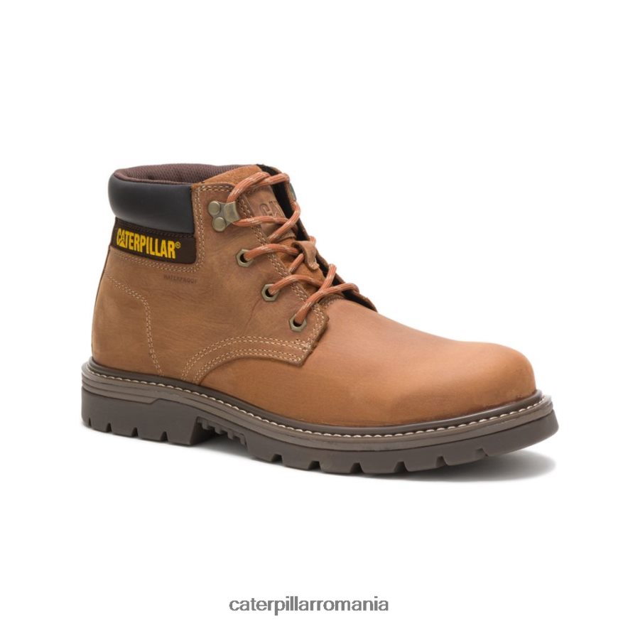 bărbați cizme de lucru impermeabile outbase Caterpillar maro B848DD35 | cizme de muncă