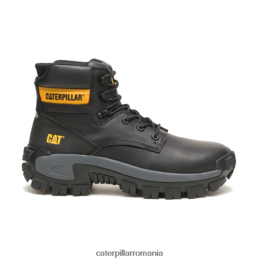 bărbați cizme de lucru invader hi steel toe Caterpillar negru B848DD6 | cizme de muncă