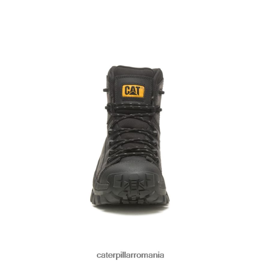 bărbați cizme de lucru invader hiker impermeabile cu vârful compozit Caterpillar negru B848DD1 | cizme de muncă
