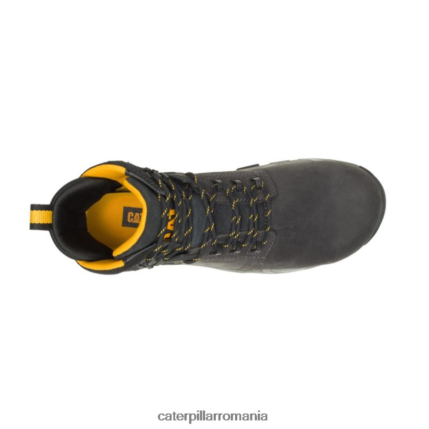 bărbați cizme de lucru nano-toe impermeabile cat edge Caterpillar negru B848DD73 | cizme de muncă