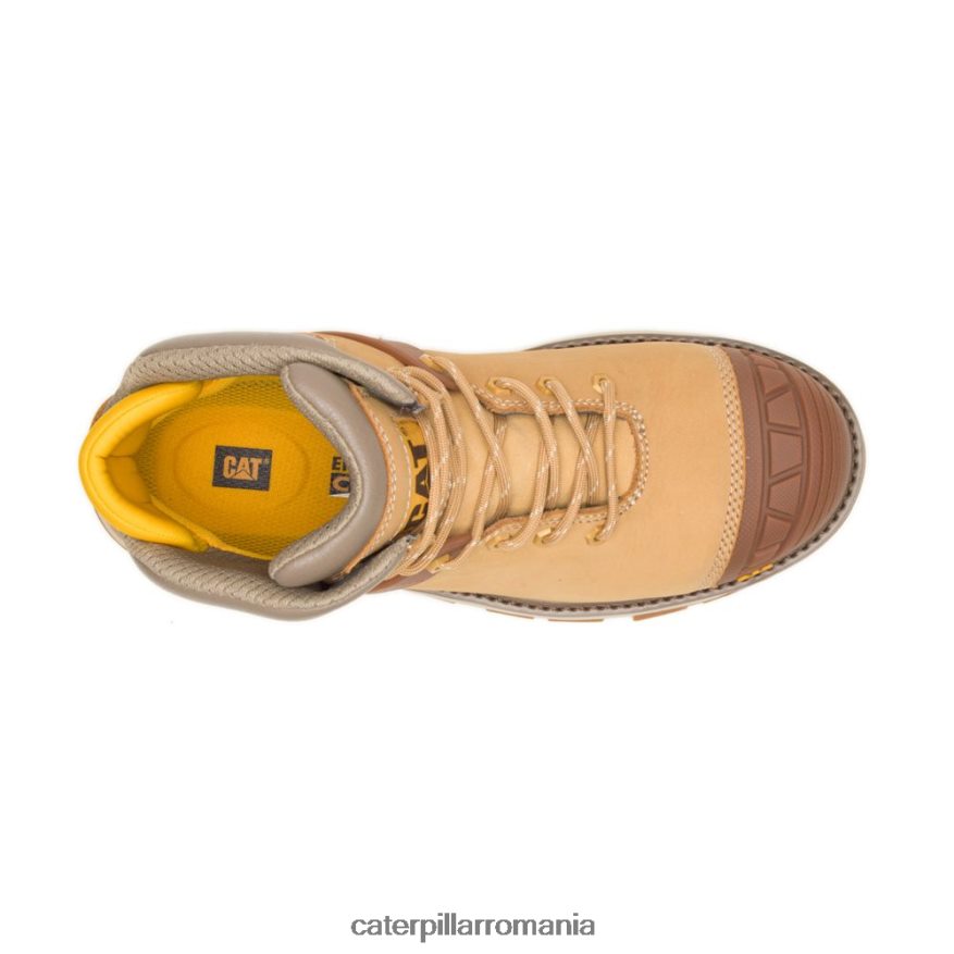 bărbați excavator superlite cizme de lucru impermeabile din compozit din carbon Caterpillar resetare miere B848DD39 | cizme de muncă