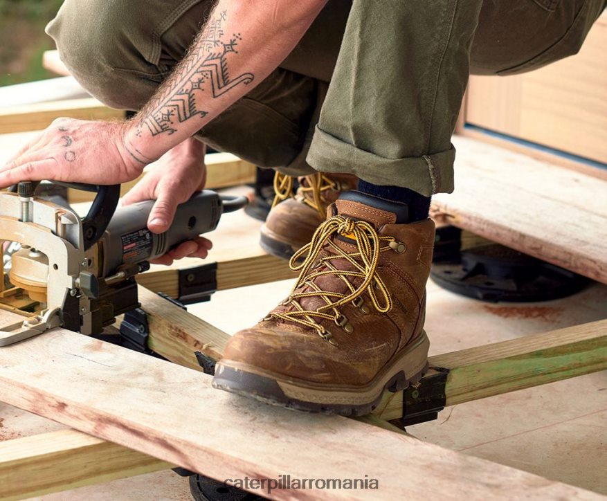 bărbați expoziție hiker cizme de lucru impermeabile Caterpillar piramidă B848DD46 | cizme de muncă