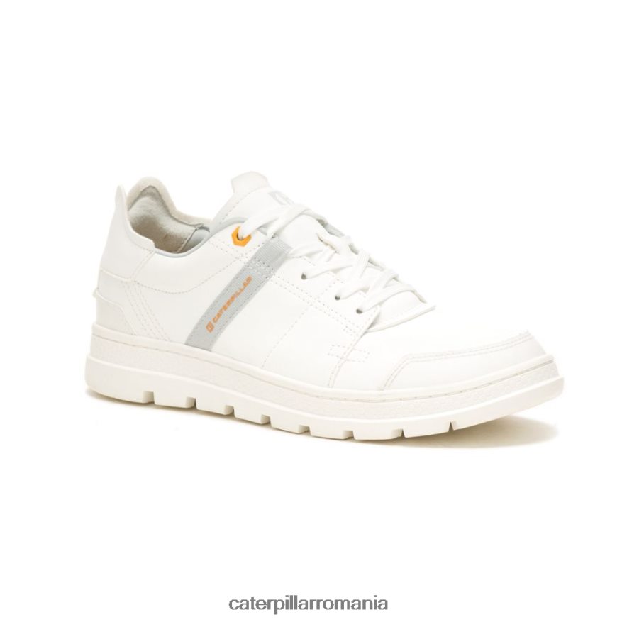 bărbați citați adidași joasă Caterpillar alb strălucitor B848DD166 | pantofi casual