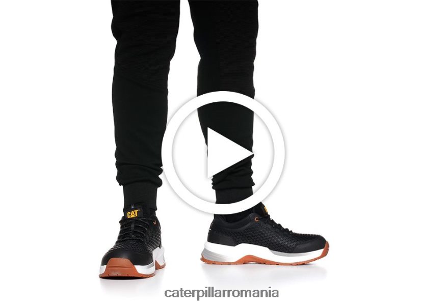 bărbați pantof de lucru streamline 2.0 cu vârf din compozit Caterpillar negru B848DD96 | pantofi de lucru