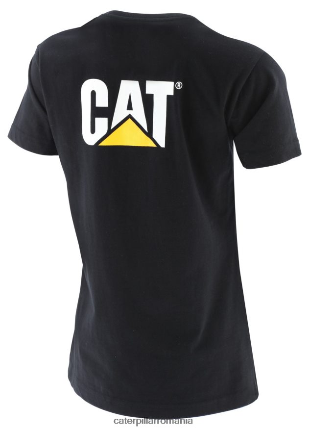 femei tricou marca inregistrata Caterpillar negru B848DD311 | topuri și îmbrăcăminte exterioară