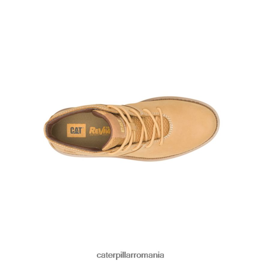 femei cizme mijlocie carul cu vârf simplu Caterpillar resetare miere B848DD306 | cizme casual
