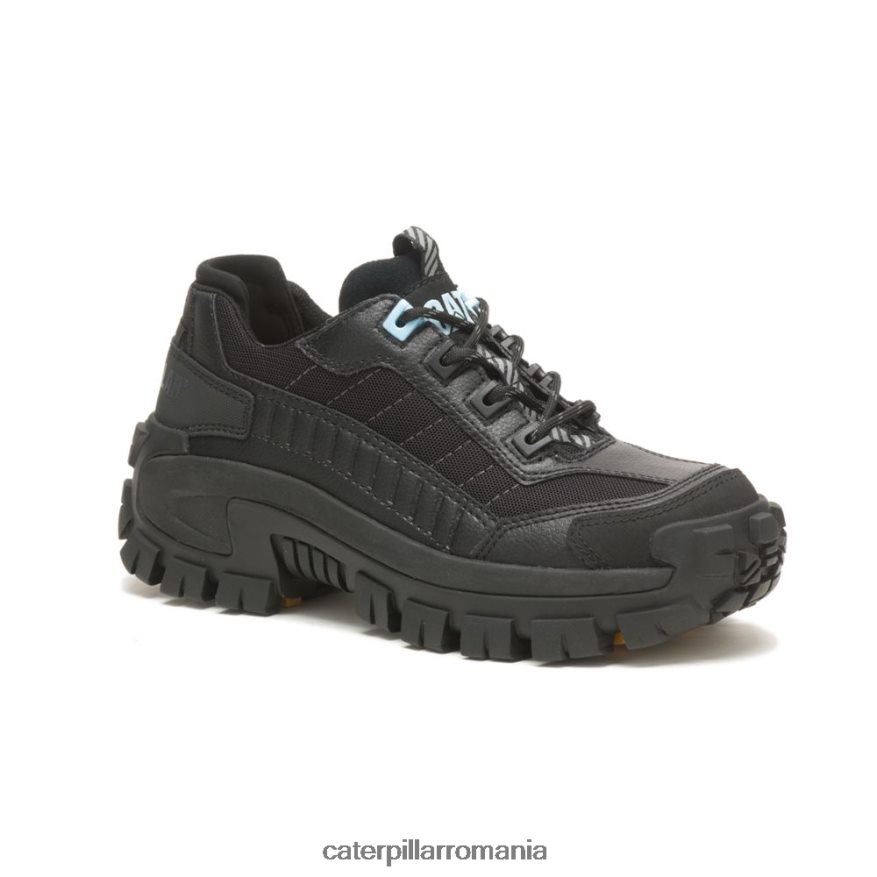 femei pantof de lucru invader steel toe Caterpillar negru/albastru deschis B848DD288 | pantofi de lucru