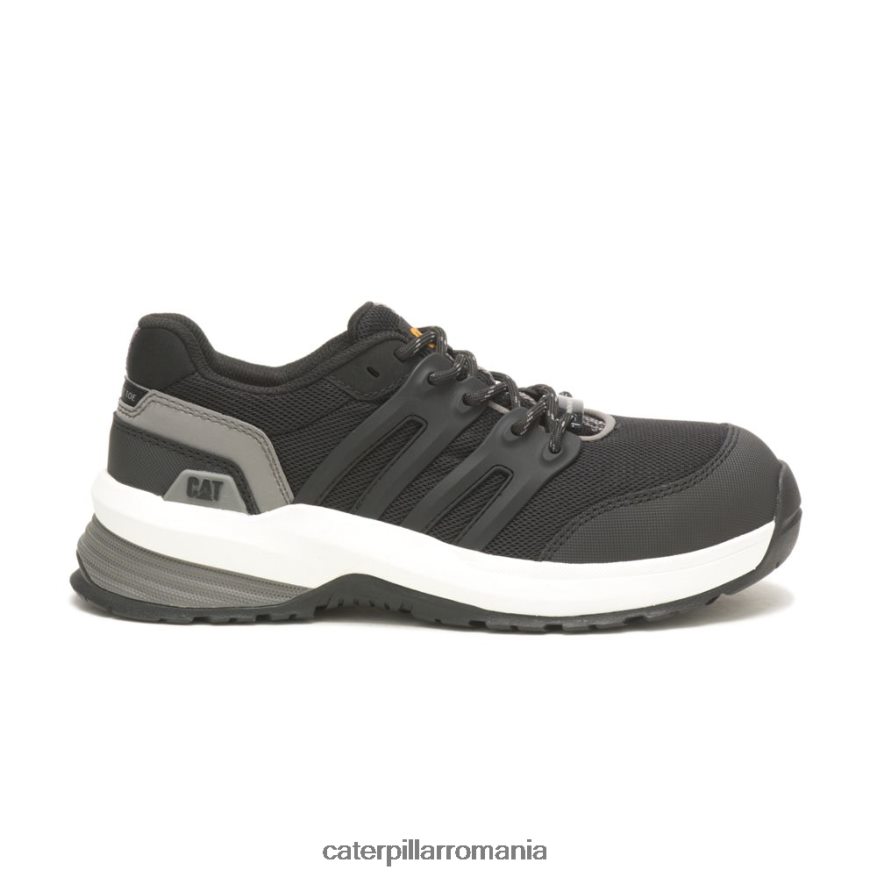 femei pantof de lucru streamline 2.0 cu vârf din compozit Caterpillar negru/cărbune mediu B848DD297 | pantofi de lucru