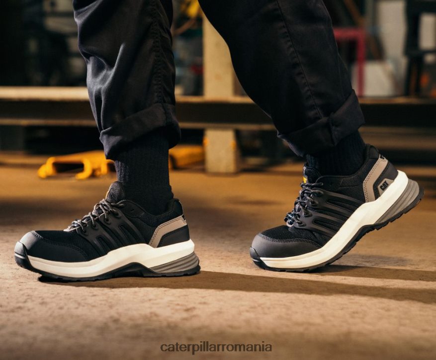 femei pantof de lucru streamline 2.0 cu vârf din compozit Caterpillar negru/cărbune mediu B848DD297 | pantofi de lucru